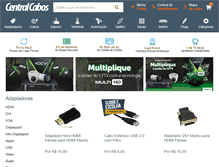 Tablet Screenshot of centralcabos.com.br